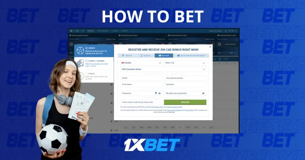 Instructions for betting on sports at 1xBet Singapore