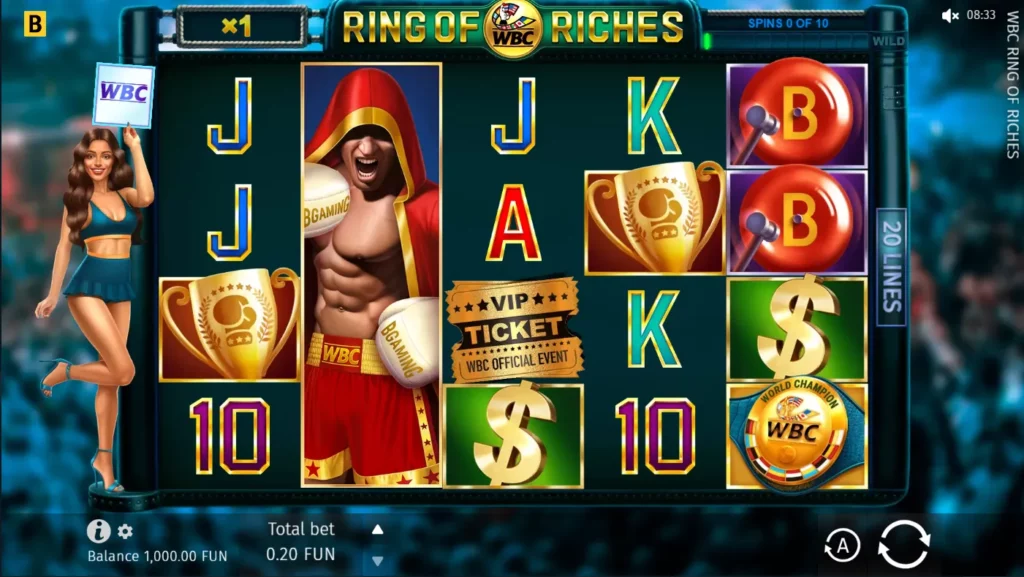 Ring of Riches slot game at 1xBet Singapore